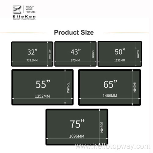 Wall-Mounted digital display in Churches 50 inch